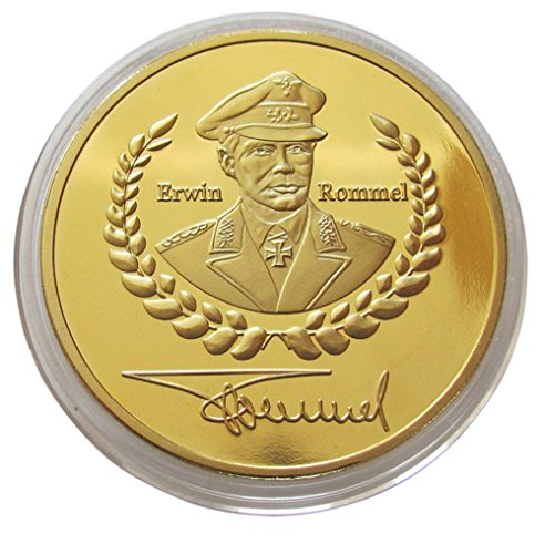 Preisvergleich Produktbild 2.Weltkrieg Afrika Korps - Kommandeur Erwin Rommel Münze / Medaille