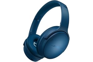 Bose QuietComfort Headphones, Casque sans fil immersif à réduction de bruit, Casque supra-aural Bluetooth avec micro intégré d’une autonomie allant jusqu’à 24 heures, Bleu crépuscule - Édition limitée