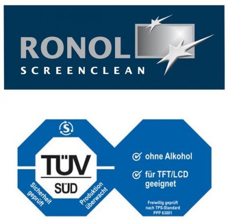 RONOL „Multimedia Clean“ 125ml TFT, LCD, PLASMA Monitor, Handy, Laptop, Konsole Screen Cleaner Reiniger + 1 Vileda Professional Microfasertuch, Bildschirm reinigen - 2
