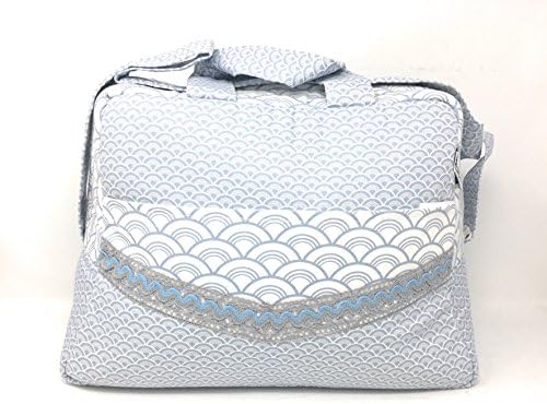 'Bag Maternal Breastfeeding For Carry Cart Bebe "danielstore Series Waves. Blue