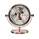 YLLXX 6 Pouces Ventilateur Antique Bureau Ventilateur USB Ventilateur Ultra Calme Bureau Ventilateur Étudiant Ventilateur (23.5 * 23.5 Cm)