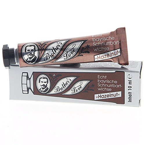 Echt Bayrische Schnurrbartwichse, Brothers Love Bartwichse, Bavarian Moustache Wax, Braun