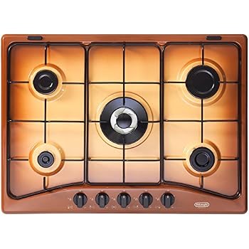Piano Cottura A Gas 5 Fuochi Larghezza 68 Cm Terra Di Francia