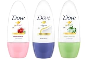 SAESR Dove 3-Pack Deodorant. Potent Roll On Deodorant for Lasting Protection. Perfect Deodorant for Women on the Go. Strong Deodorant Roll On Crafted for Active Women.