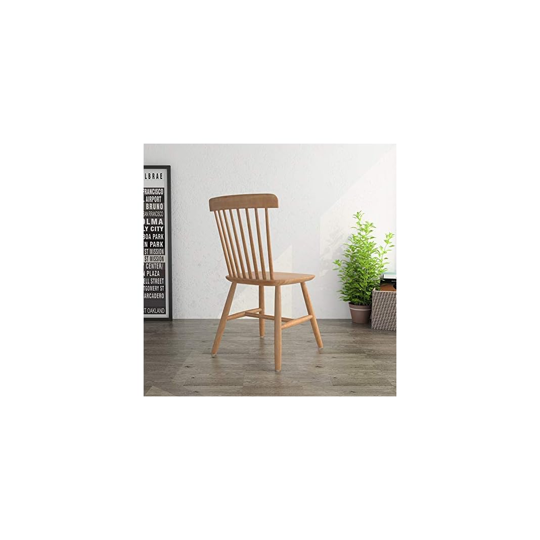 Esszimmerstuhl aus Massivholz Windsor Chair Lounge Minimalistisch