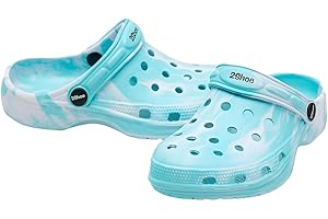 2SHOE Sabots et Mules Enfants, Clogs Fille Garçon, Sandales de Plage Respirante Pantoufles Maison, Chaussures de Jardin Été 21-36 EU