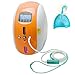 Produktbild Enshey SauerstoffKonzentrator Tragbare Full Intelligent Home Sauerstoff Generator Schöpfer Negative Ionen 2L mit Vernebler Arbeit mobil kompakt Silent (Orange)