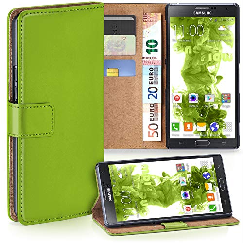 MoEx Samsung Galaxy Note 3 Neo | Phone Case with Wallet 360 Degree Book Phone Cover with Card Holder - Green