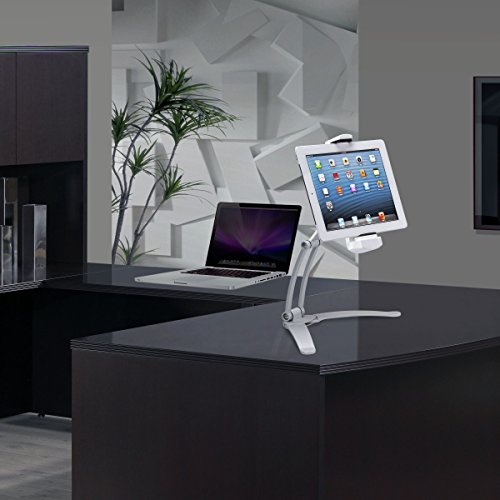 2-in-1-Küchenhalterung von CTA Digital für iPad Air / iPad mini / Surface / 7”–12″ Tablets (PAD-KMS) - 13