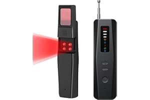 QianShouYan Detector Camaras y Microfonos Ocultos GPS y Detector de Errores, Detector de Señales RF para Hotel Hogar Oficina Viajes