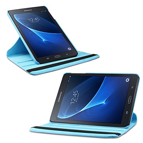 Samsung Galaxy Tab A 10.1 Hülle Case, Infiland PU Ledertasche lederhülle 360° Drehbarer Stand Smart Cover Case Schutzhülle Tasche Etui für Samsung Galaxy Tab A 10.1 Zoll (2016) Tablet-PC(mit Auto Schlaf / Wach Funktion)(Hellblau) - 4