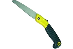 SAUBER MEISTER Multisäge für Metall, Stein, Holz, Kunststoff & Keramik | Zusammenklappbare selbstschärfende Campingsäge | 13cm Klinge mit Hartmetallbeschichtung