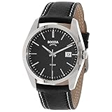 Boccia Herren Digital Quarz Uhr mit Leder Armband 3608-02