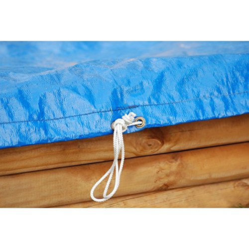 Sandkasten Sandkiste 150x150cm KDI braun imprägniert - 4