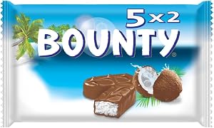 Bounty Barretta di Cioccolato al Latte Ripiena al Cocco 57g
