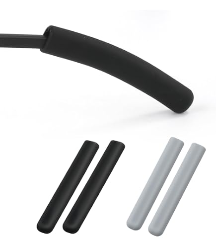 Cuscinetti In Silicone Per Occhiali | 2 Paia Antiscivolo | Morbidi E Regolabili | Per Dietro L'Orecchio