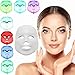 Produktbild xuehaostore 7 Farbe LED Maske Photon Licht Hautverjüngung Therapie Gesichtsmaske Photon Photodynamik PDT Schönheit Gesichts Peels Maschine Tägliche Hautpflege Hause (weiß)
