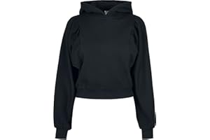 Urban Classics Ladies-Felpa con Cappuccio Organic Gathering Batwing Donna