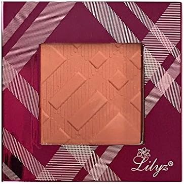 Lilyz Multi-Function Matte Eyeshadow Blusher Blush Bronzer Face Contour Compact with Hot Pink High Shine Case 3.5g (04# Soft Berry-Hot Pink Case)