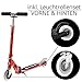 Produktbild Micro Scooter Sprite rot inkl. Leuchtrollen