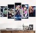 Produktbild haochenli188 Wandkunst Modulare Bild Leinwand Gedruckt My Hero Academia Charakter Malerei Dekoration Animation Poster Wohnzimmer Kein Rahmen
