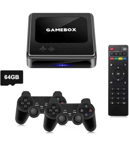 Console Rétro Nostalgia ASTEKID 20000 Jeux HDMI 4K Avec 2 Manettes Sans Fil 2.4G