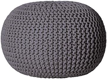 SANGAL knitted pouf (Grey)