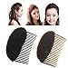 1PC Black/Brown colors for choose Charming BUMP IT UP Volume Inserts Do Beehive hair styler Insert Tool Hair Comb Hot (Brown)