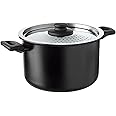 IKEA (004.622.13) HEMLAGAD 5.3 qt (5 l) Black Pot with Lid
