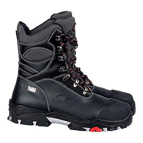 Cofra Winter Sicherheitsstiefel S3 BERING BIS 25312-001 warm gefütterte, isolierte Arbeitsstiefel Größe 42, schwarz, 25312-001