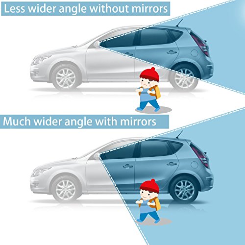 CarFrill Blind Spot Round Wide Angle Adjustable Convex Rear View Glass Mirror 360° Rotate for All Universal Vehicles -Pack of 2 - Image 7