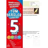 5. Sınıf T&uuml;m Dersler Yaprak Test