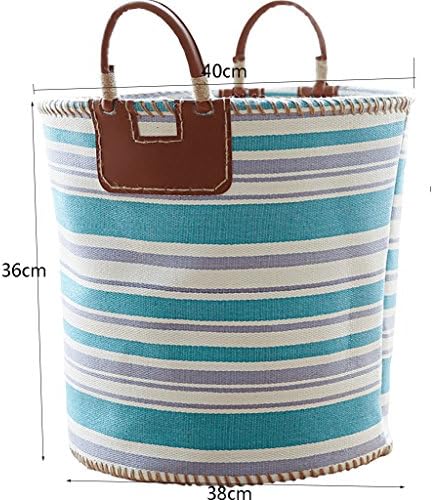 XWG Laundry basket Cloth storage bucket Laundry bucket Dirty clothes storage basket Put laundry laundry basket Laundry storage (Color : C)