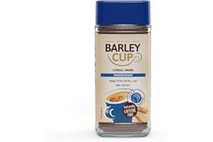 Barleycup Magnesium Instant Grain Beverage 100g. Enriched with Magnesium. Made from the finest cultivated roasted grains and chicory roots. Vegan. Free from caffeine and artificial additives.