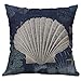 Produktbild AOGOTO 40X40 cm Kissenbezüge Marine Life Die Schildkröte Dehousse Kissen Dekoration Sofa Deco Coral Sea Hippocampus Whale Octopus