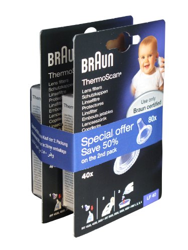 Braun Ear Thermometer Lens Filters Pack of 80