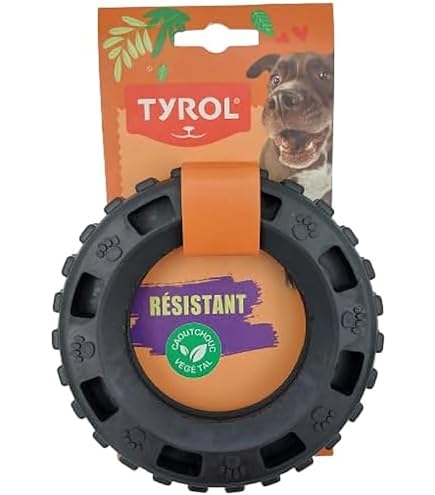 Jouet Pour Chien Anneau Freckles - TPR Résistant - Pour Mastication Et Lancer - Petits/Moyens Chiens