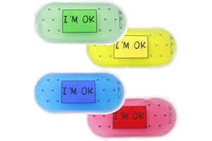 HI FINE CARE Kühlkissen für Kinder, Eisbeutel für Kinder, Gel-Kühlkissen, Kühlakku, wiederverwendbare Kühlpackung, kalte und warme Kompresse, für Weisheitszähne, Verletzungen, Juckreiz, Schwellungen