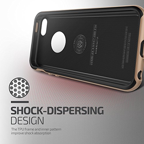 Funda iPhone 5S 5 SE VRS Design   Carcasa Protector  Oro  Cover Choque Absorci  n Case TPU Resistente a los ara  azos  Slim fit  High Pro Shield  Para Apple iPhone 5 5S SE