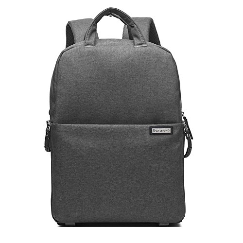 CADEN Mode Multifunktions wasserdicht Pro DSLR Rucksack Kameratasche Fotografie Rucksack, Outdoor Reisetasche für Canon Nikon Sony, genug für 13-Zoll Macbook, Tablette (Grau-04) - 5