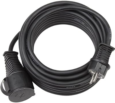 Brennenstuhl H07RN-F 3G2,5 - cables électriques (Mâle/Femelle, Noir)