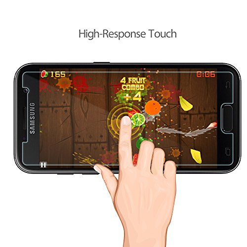 Samsung A5 2017 Schutzfolie, Elekin [2 Pack] Samsung A5 2017 Panzerglas Displayschutzfolie 9H Härtegrad 99% Transparenz Hartglas Screen Protector Schutzglas für Samsung A5 2017 - 5