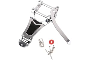RuiJOTWAT B7 Jazz Guitar Tremolo Vibrato Bridge Tailpiece for Gibson Bigsby ES355 Epiphone Silver