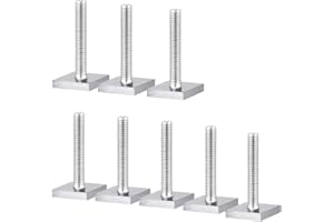 HIQE-FL 8pcs Nutsteine Set,T-Nut Adapter Menabo,T-Nut Adapter Dachbox,T-Track Adapter,T-Nut Thule,Nutsteine für Relingträger,T-Nut（35mm）