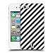 Produktbild Head Case Designs Zebra Muster Schwarz-Weiss Muster Ruckseite Hülle für Apple iPhone 4 / 4S