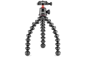 JOBY GorillaPod Trípode Profesional Flexible de Aluminio con Rótula para Cámaras CSC, Sin Espejo, DSLR Kit 3K Pro, Peso hasta 3 kg, JB01566-BWW