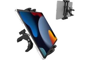 YFYFHR Tablet Holder Mount for Spin Bike, Phone iPad Holder Stand Exercise Bike Handlebar Mount For Stationary Bicycle, Treadmill, Microphone Stand, Fit for iPhone iPad/Pro Mini/Air 4.7-11.9" Device