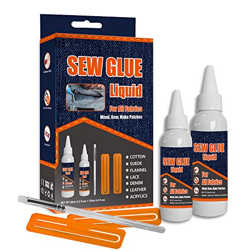 Preisvergleich Produktbild Gakoz Secure Stitch Liquid Sewing Solution-Klebesatz Kein Nähkleber-Werkzeugsatz