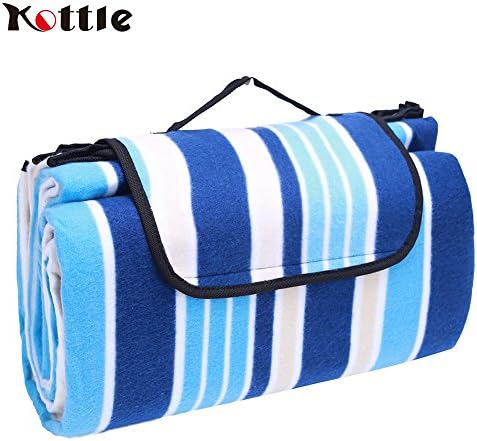 Kottle Outdoor Picnic Blanket Water-resistant Extra Large Camping Blanket Beach Mat 200×200cm