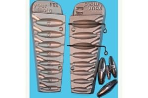 Moules alciumpeche Moule A PLOMBS Olive PERCEE 4-6-8-10-12-15-20-30 GRS - MOU062